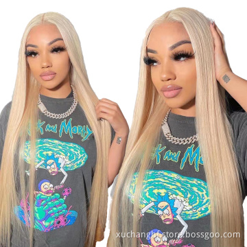 Best Selling 13x4 13x6 Blonde 613 Hair Wigs Virgin Brazilian Hair Lace Front Wigs For Women,40 Inch virgin russian hair lace wig